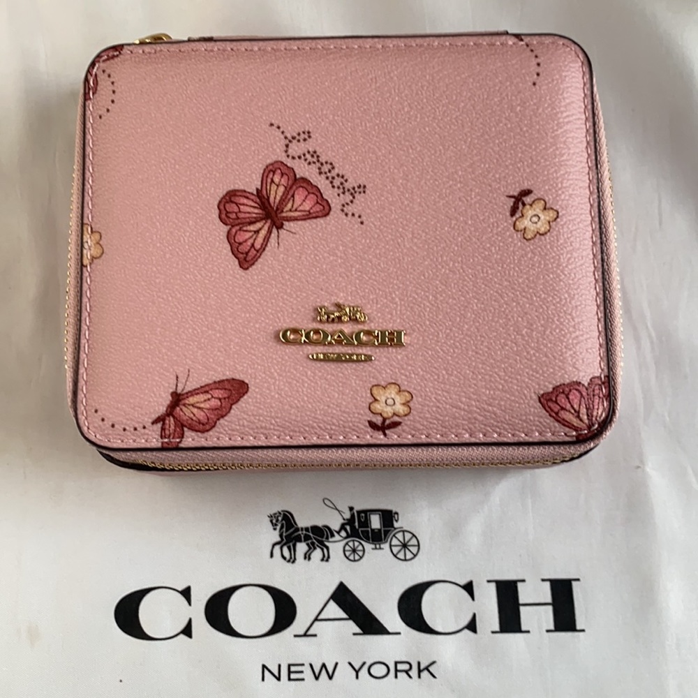 Coach Jewelry Box Gold/Blossom C8082G